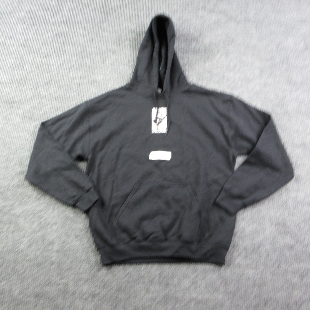 Maximus Comics Hoodie Mens M Black Pullover Hooded Pockets Gildan Graphic Print